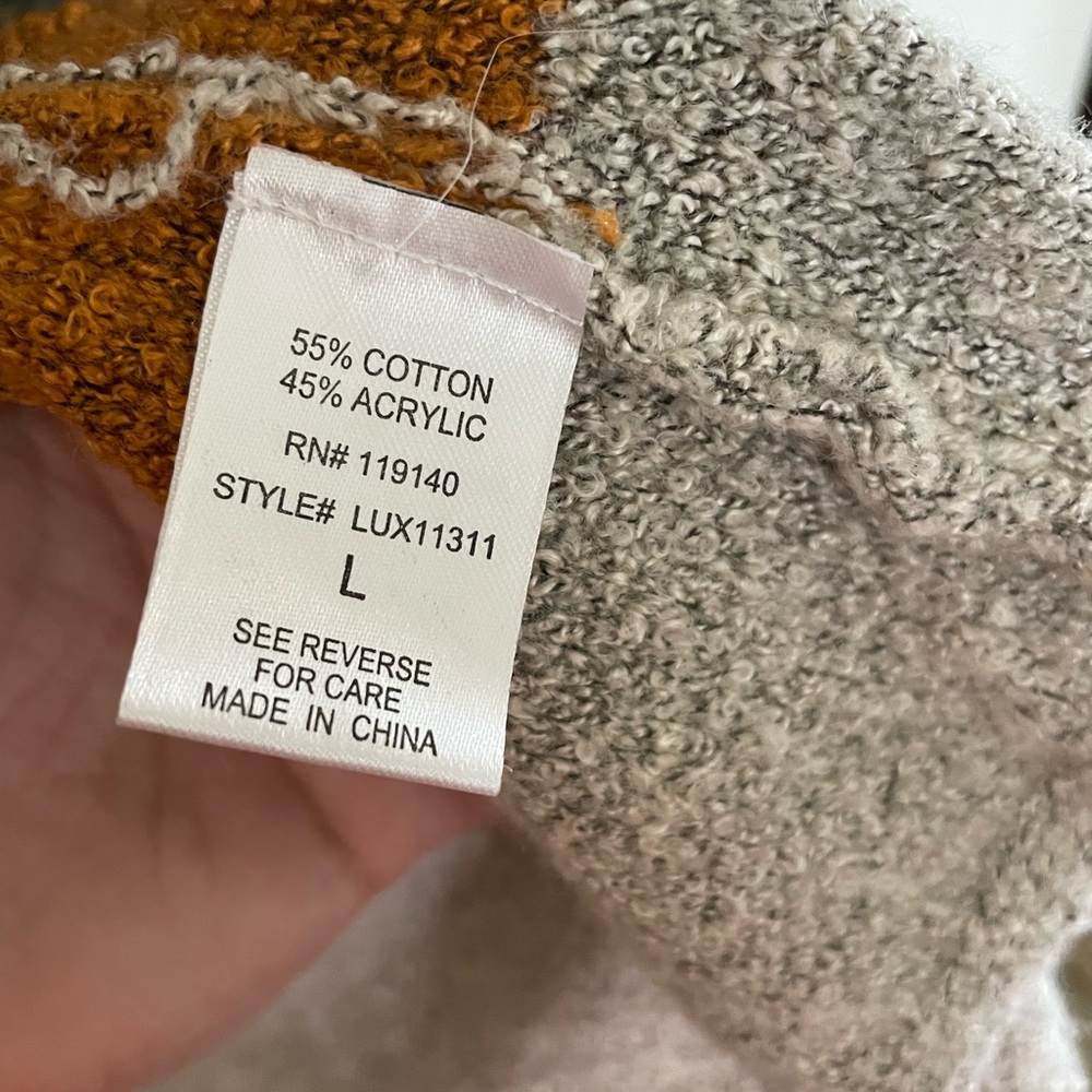 Tri-Colored Cardigan - Picture 5 of 6